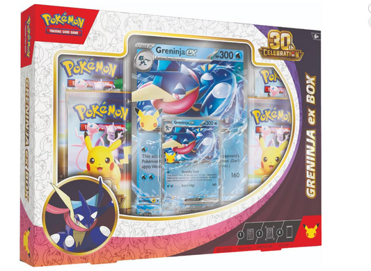 Pokémon TCG 30th Celebration Greninja ex Box (Englisch)