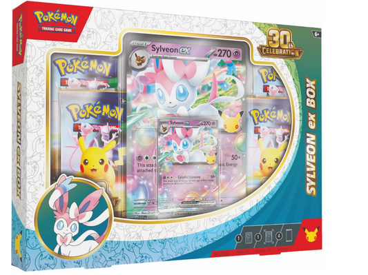 Pokémon TCG 30th Celebration Sylveon ex Box (Englisch)