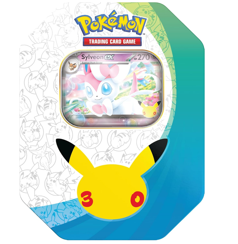 Pokémon TCG 30th Celebration Tin Sylveon ex (Englisch)